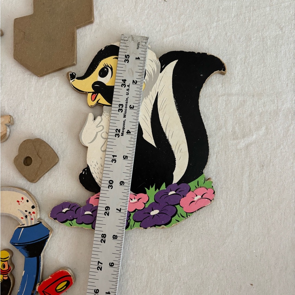 Vintage Disney cardboard wall decor